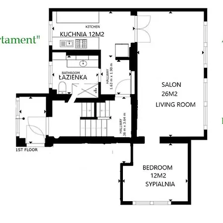 Διαμέρισμα Apartament. Πόζναν